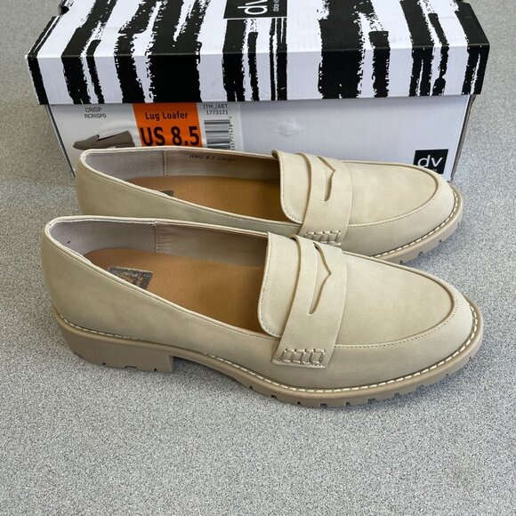 NEW Dv Dolce Vita Ladies Lug Loafer Dune Beige Women's US 8.5 - Picture 1 of 9
